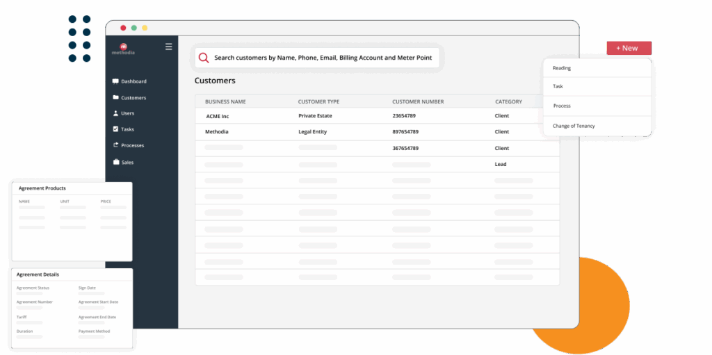 Methodia crm main portal