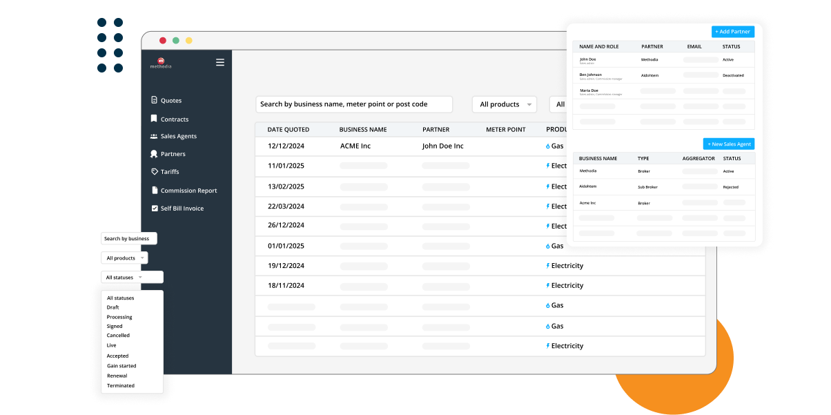 sales-portal-header Methodia sales and broker portal
